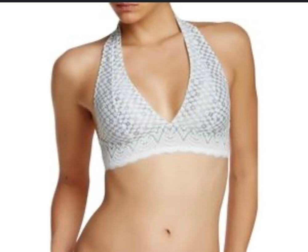 Intimately Free People Sinking Ships Lace Halter Bra Sz L